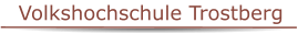 Volkshochschule Trostberg